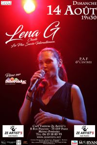 Lena G première du Pole Z à Paris. Le dimanche 14 août 2016 à Paris19. Paris.  17H00